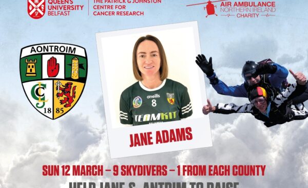 Former Antrim All-Star and Legend Jane Adams Charity #UGAASkydive!