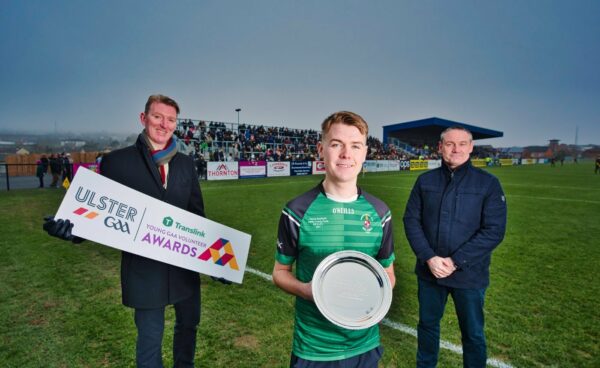 Sarsfields Oisin Coleman is the Translink Ulster GAA Young Volunteer of the Year!
