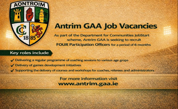 Antrim GAA Job Vacancies