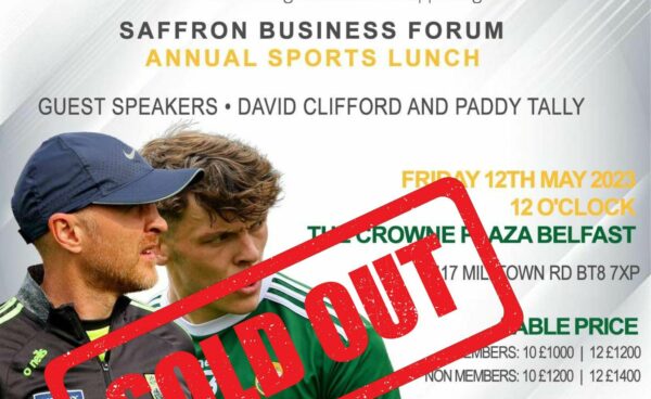 Saffron Business Forum Annual Sports Lunch - SOLD OUT
